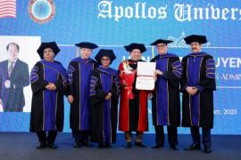 Đại học nổi danh nước Mỹ trao bằng Tiến sĩ Danh dự cho "Vua ô mai" Việt Nam