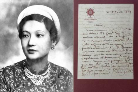 Có gì trong 74 thư viết tay của Nam Phương gửi vua Bảo Đại mới công bố