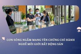 "Cơn sóng ngầm" mang tên chứng chỉ hành nghề môi giới bất động sản