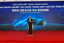 Tọa đàm "Đối thoại chính sách với các doanh nghiệp Hàn Quốc trong lĩnh vực phụ tùng ô tô" tại Hà Nội