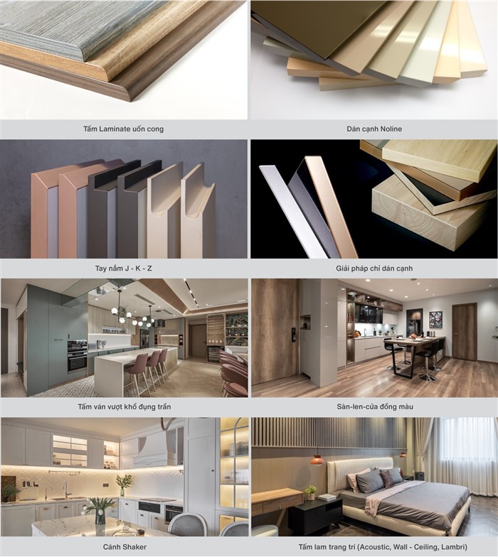 Hàng loạt các giải pháp gỗ nội thất của Gỗ An Cường