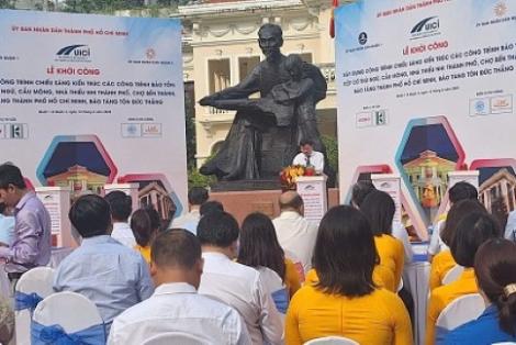 Khởi công dự án chiếu sáng kiến trúc các công trình bảo tồn, biểu tượng của TP.HCM