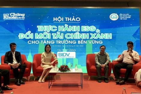 Thực Hành ESG & Đổi Mới Tài Chính Xanh Cho Doanh Nghiệp Tăng Trưởng Bền Vững
