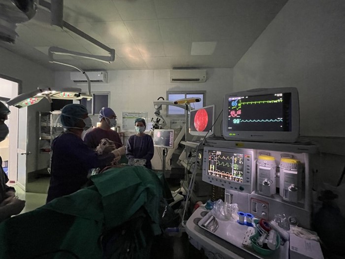 Phòng mổ Bệnh viện Việt Đức được đầu tư nhiều máy móc hiện đại