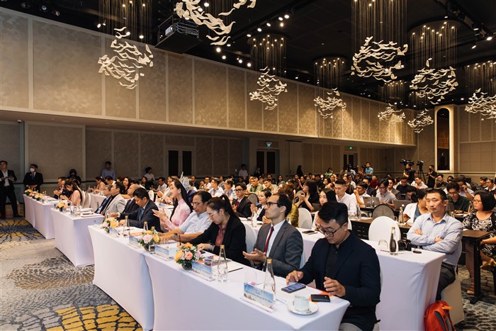 Buổi họp báo về Hội chợ ITE HCMC 2023 thu hút rất đông các khách mời và đại diện các cơ quan thông tấn báo chí tham dự