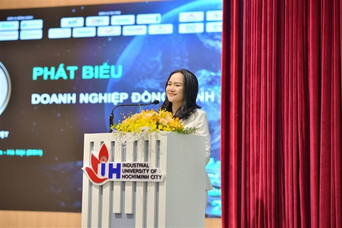 Bà Trần Thị Ánh Nguyệt – Giám đốc Marketing Bảo hiểm BSH phát biểu tại sự kiện