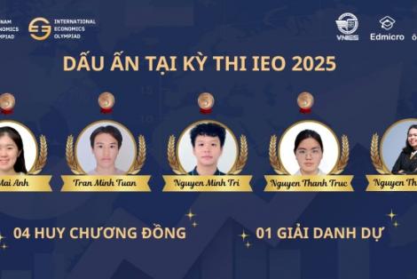 Dấu ấn của đội tuyển Việt Nam tại kỳ thi Olympic Kinh Tế Quốc tế IEO 2025