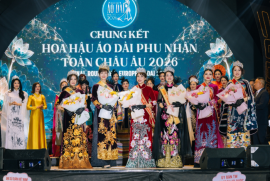 HelenCare tiếp tục đồng hành cùng Hoa hậu Áo dài Phu nhân Châu Âu 2026