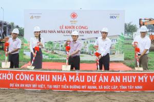Khởi công khu nhà mẫu An Huy Mỹ Việt: Tăng lực hút nhờ hạ tầng hoàn thiện, có thể xây dựng ngay